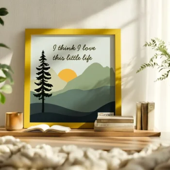 Lovely Little Life Framed Wall Art