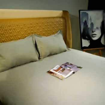 Sage Green Oasis 300 TC | 500 TC Cotton Flat Sheet Set