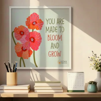 Bloom and Grow Framed Wall Art