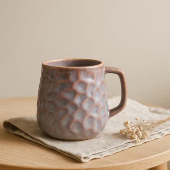 Mesa Textured Ceramic Mug Handmade Stoneware Coffee Cup