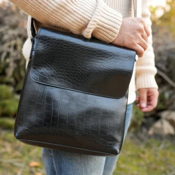 Vegan Leather Crossbody Bag