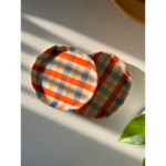 Plaid Ceramic Snack Plate