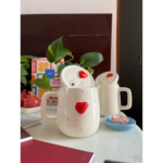 Libbi Ceramic Coffee Mug with Sipper Lid 375ml