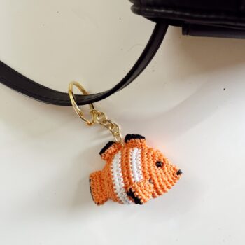 Crochet Fish Keychain