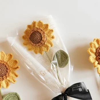 Crochet Mini Sunflower