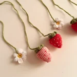 Crochet Car Mirror Hanging / Bag Charms
