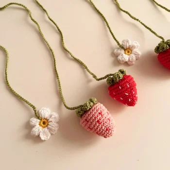 Crochet Car Mirror Hanging / Bag Charms