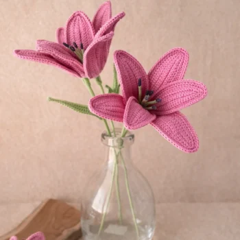 Crochet Lily - Pink