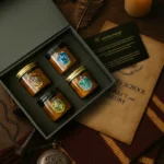 Harry Potter Themed Scented Candle Gift Hamper: Set of 4 candles| Hogwarts House Box