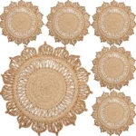 Nature Weave Coaster – Handcrafted Natural Elegance