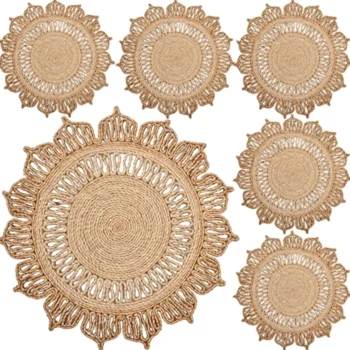 Nature Weave Coaster – Handcrafted Natural Elegance