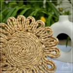 EarthTone Jute Coasters – Handwoven Natural Beauty
