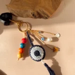 Crochet Evil Eye Bag Charm