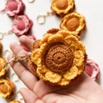 Crochet Flower Charm