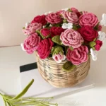 Crochet Flower Basket