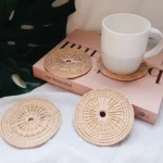 Aara Grande Designer Cane Coaster – Round
