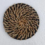 Aara Noir Cane Coaster – Round