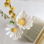 Crochet Daisy Orchid Bouquet - 4 Stems