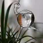Snail-Shaped Borosilicate Glass Self-Watering Globe for Plants | Decorative Plant Watering Bulb