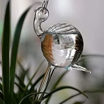 Snail-Shaped Borosilicate Glass Self-Watering Globe for Plants | Decorative Plant Watering Bulb